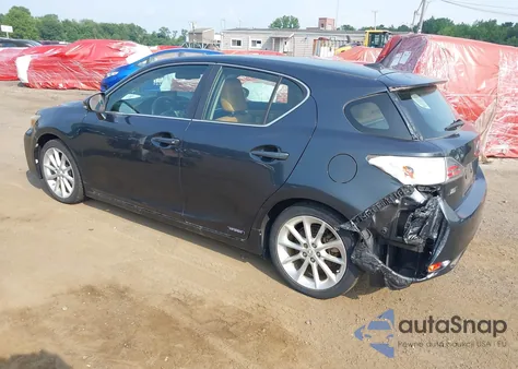 2011 Lexus Ct 200H Premium из США, поврежденный, VIN JTHKD5BH0B2039237